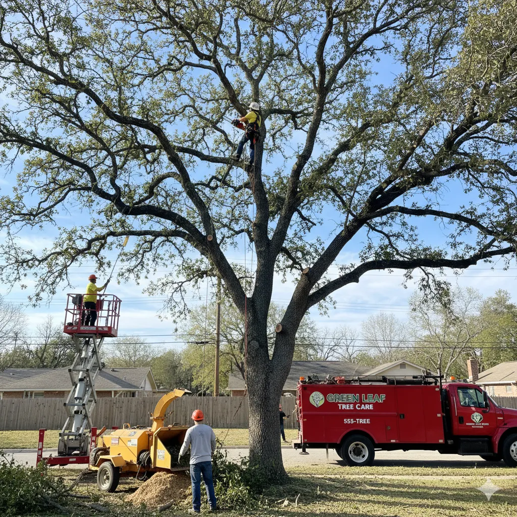 Tree pruning service in action
